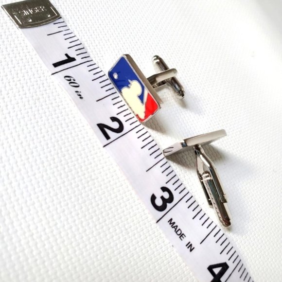 Professional Baseball Stainless Steel Cuff Links - Picture 2 of 2